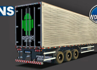 Skins Reboque Bau Cromado ANDROID