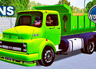 Skins Mercedes Benz 1313 Caçamba Verde Abacate ‘BEM TOP’