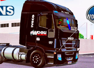 Skins Iveco Preto Woeu Transportes