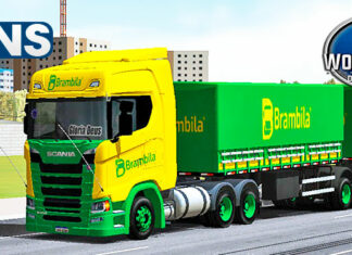 Skins Scania S No Bitrem Conjunto BRAMBILA