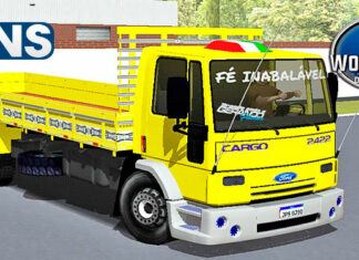 Skins Ford Cargo Amarelo Qualificado Verdureiro