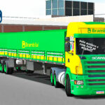 Skins Scania R Conjunto no Rodotrem BRAMBILA
