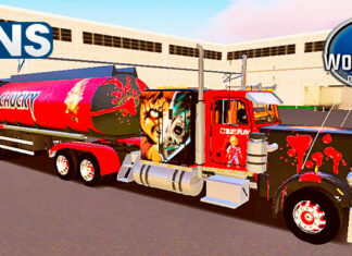 Skins Peterbilt No Bitrem Tanque ‘CHUCKY’