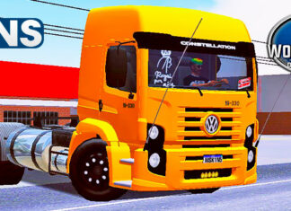Skins VW Constellation Qualificado Amarelo