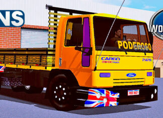 Skins Ford Cargo Amarelo Bem Qualificado Estilo Verdureiro