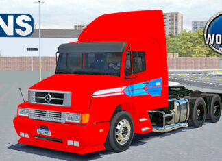 Skins Mercedes Benz 1935 Vermelho Faixa Clássica Azul