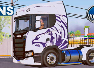 Skins Scania S Edição 45 Anos Argentina