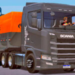 Skins Scania S Cinza Qualificada no RodoCaçamba
