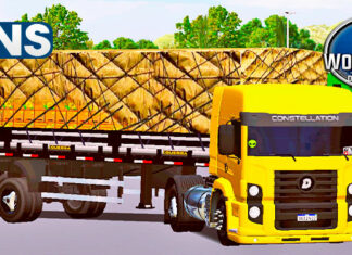 Skins VW Constellation Amarelo Qualificado na Granel Lonado