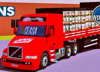 Skins Volvo NH 12 Vermelho GBN Na Granel 2 Eixos Verdureiro