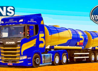 Skins Scania S Edição Especial Euro 5 CollecTor Edition Na Carreta Tanque ‘EXCLUSIVO’