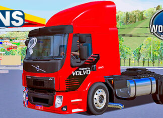 Skins Volvo VM Vermelho Powered by Volvo
