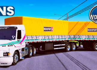Skins Scania 113 Faixas Topline No Bitrem