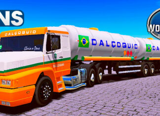 Skins Mercedes Benz 1935 no Bitrem Tanque Conjunto DALÇOQUIO