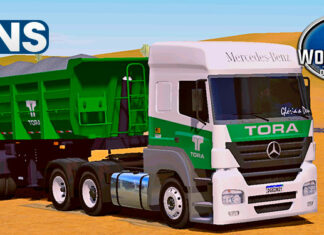 Skins Mercedes Benz Axor na Caçamba TORA