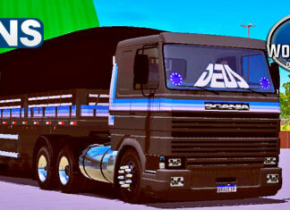 Skins Scania 113 Frontal Cinza na Granel Randon NEW R