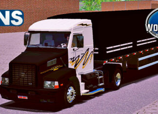 Skins Volvo EDC Branco Qualificado Com Capo Preto na Granel GUERRA ORIGENS