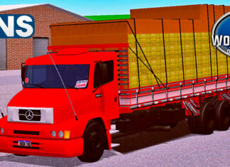 Skins Mercedes Benz 1620 Vermelho ‘VERDUREIRO QUALIFICADO’