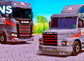 Skins Scania S e 113 Edição Especial 65 Anos Brasil ‘EXCLUSIVAS’