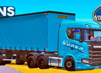 Skins Scania S Edição Super no Sider