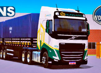 Skins Volvo FH No Bitrem Conjunto HUNGARO TRANSPORTES