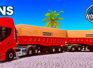 Skins Iveco HI-WAY Vermelho Conjunto no RodoCaçamba ‘MAIS TOP WTDS’