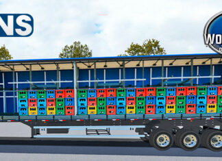 Skins Reboque Sider Realista Metade Aberto