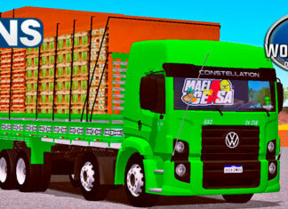 Skins VW Constellation Verde Claro Qualificado Verdureiro