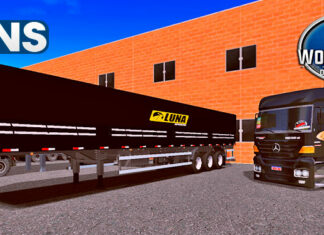 Skins Mercedes Benz 1938 S Preto Com Faixas Originais na Graneleira LUNA IMPLEMENTOS