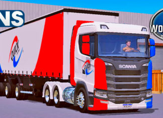 Skins Scania S Conjunto Quick Logística No Sider