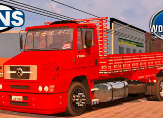 Skins Mercedes Benz 1620 Vermelho QUALIFICADO