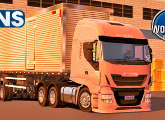 Skins Iveco HI-WAY Rosa no Bauzao ‘TOP’