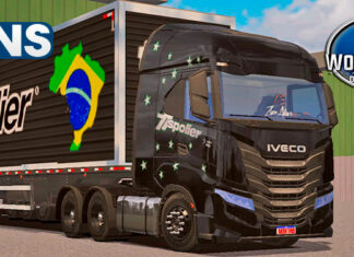 Skins Iveco S Way no Bau Conjunto SPOLIER