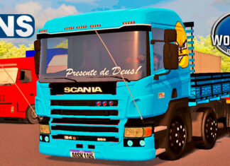 Skins Scania PZINHA Azul Qualificado Batateiro