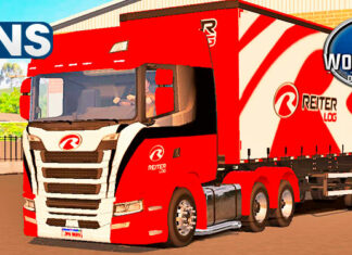 Skins Scania S no Sider Conjunto REITER LOG