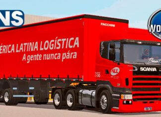 Skins Scania R ALL Logística No Sider