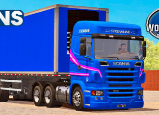Skins Scania R Edição 60 Anos na Carreta Camara Fria