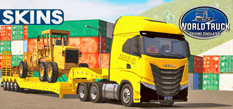 Skins Iveco S Means Amarelo Fazenda São João na Prancha
