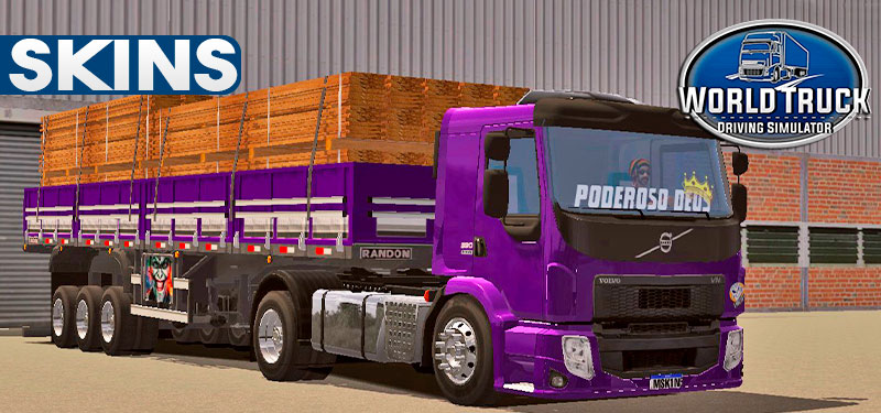 Skins Volvo VM Roxo Na Granel ‘CONJUNTO QUALIFICADO’