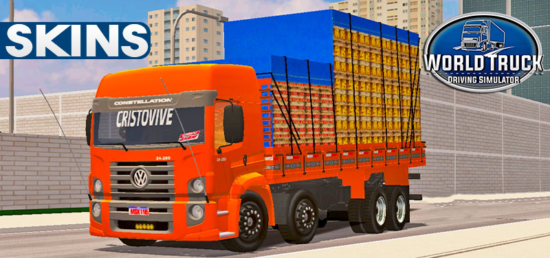 Skins VW Constelaltion Laranja Qualificado VERDUREIRO