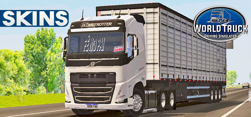 Skins Volvo FH Branco Boiadeiro ‘TOP’