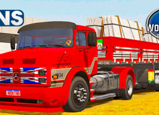 Skins Mercedes Benz 1934 Vermelho Com Faixas na Granel