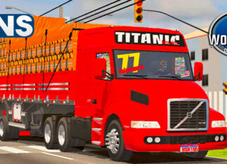 Skins Volvo NH 12 Vermelho TITANIC ‘EXCLUSIVO’