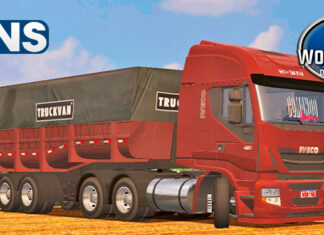 Skins Iveco HI-WAY Marron no RodoCaçamba TRUCKVAN
