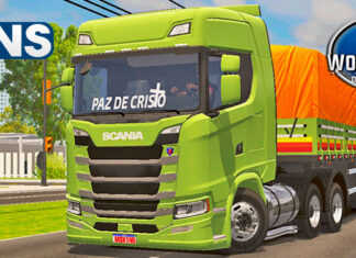 Skins Scania S Verde Abacate na Graneleira ‘TOP’