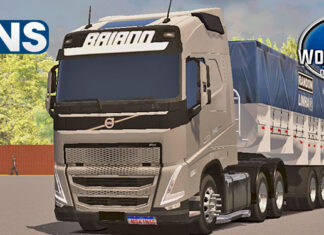 Skins Volvo FH Conjunto Exclusivo BAIANO GIOVANI no RodoCaçamba