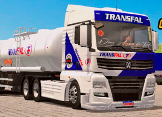 Skins VW Meteor Transfal No Bitrem Tanque