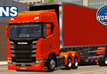 Skins Scania S Laranja Homenagem ao GUSTAVIN