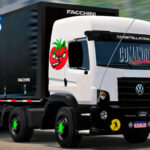 Skins VW Constellation Branco Tomateiro no Sider Preto 095h54ghj