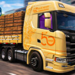 Skins Scania S Edição 50 Anos Grupo Mevepi na Carreta 2 Eixos Batateiro 01g44gh4g8h4g